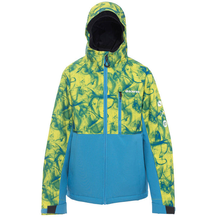 Bonfire Pyre Jacket - Boys' Lime Haze