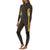 Sisstrevolution 3/2 7 Seas Stripe Back Zip Wetsuit - Women's Charcoal