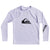 Quiksilver All Time Long-Sleeve Rashguard - Boys' White