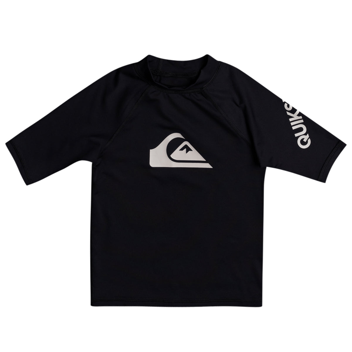 Quiksilver All Time Short-Sleeve Rashguard - Boys' Black