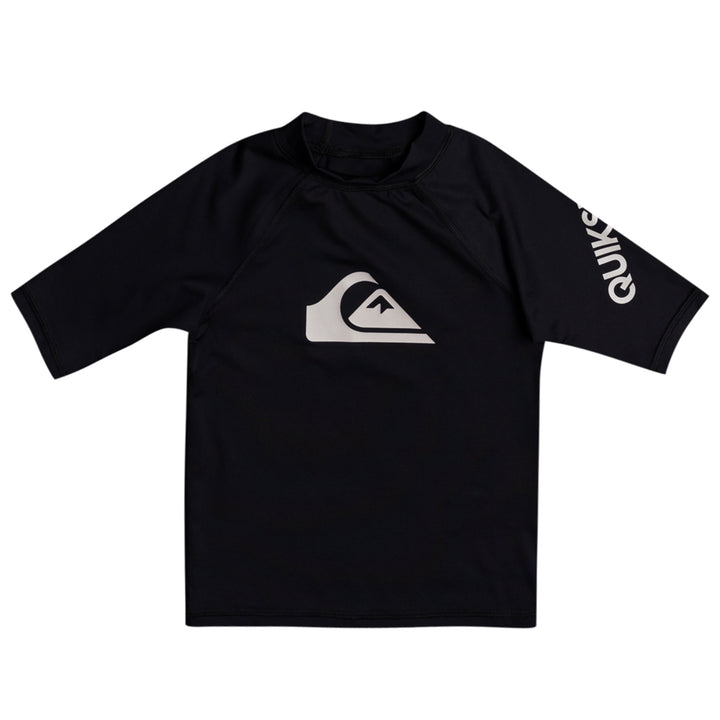 Quiksilver All Time Short-Sleeve Rashguard - Boys' Black
