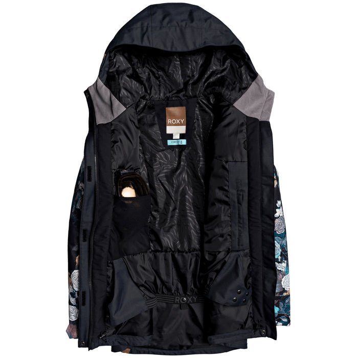 Roxy Ceder Jacket - Women's True Black Bright Palm
