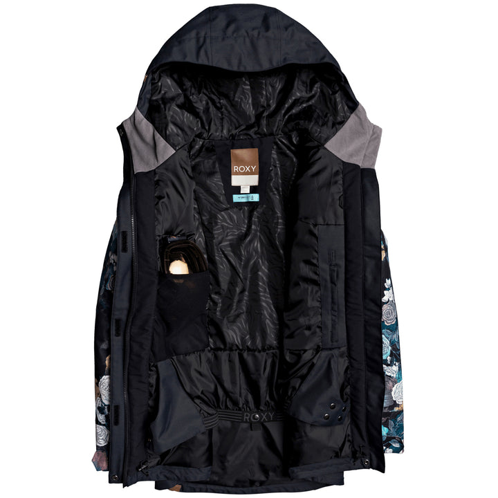 Roxy Ceder Jacket - Women's True Black Bright Palm