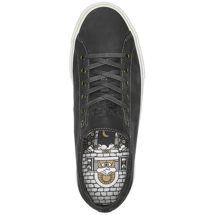 Emerica Omen Lo Shoes - Men's Black Raw (Sasha Barr)