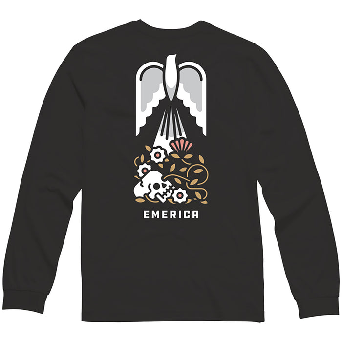 Emerica Sasha Barr Dove Long-Sleeve T-Shirt - Men's Black