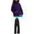 Burton Bennett Jacket - Girls' + Skylar Bibs - Kids'