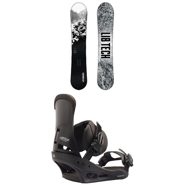 Lib Tech Cold Brew C2 Snowboard + Burton Custom Snowboard Bindings 2020