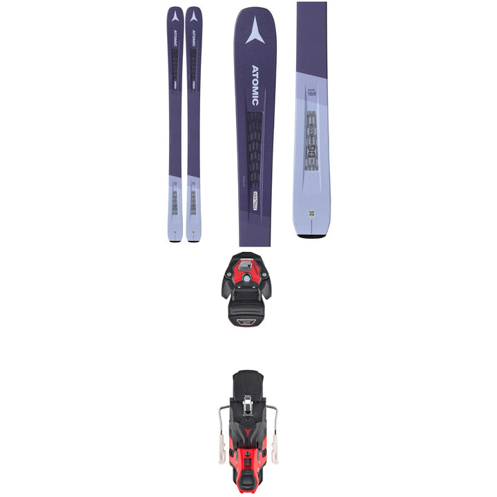 Atomic Vantage 90 Ti W Skis - Women's + Warden MNC 13 Ski Bindings 2020