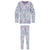 Smartwool Merino 250 Baselayer Pattern Crew + Pattern Bottoms - Girls'