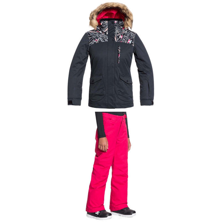 Roxy Moonlight Jacket + Backyard Pants - Girls'
