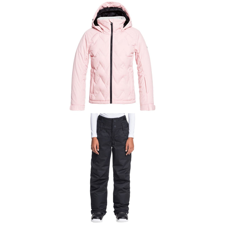 Roxy Breeze Jacket + Diversion Pants - Girls'