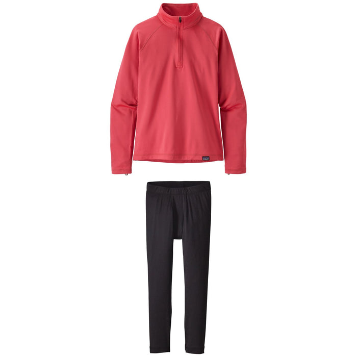 Patagonia Capilene®  Heavyweight Zip-Neck Top - Girls' + Patagonia Capilene Pants - Kids'