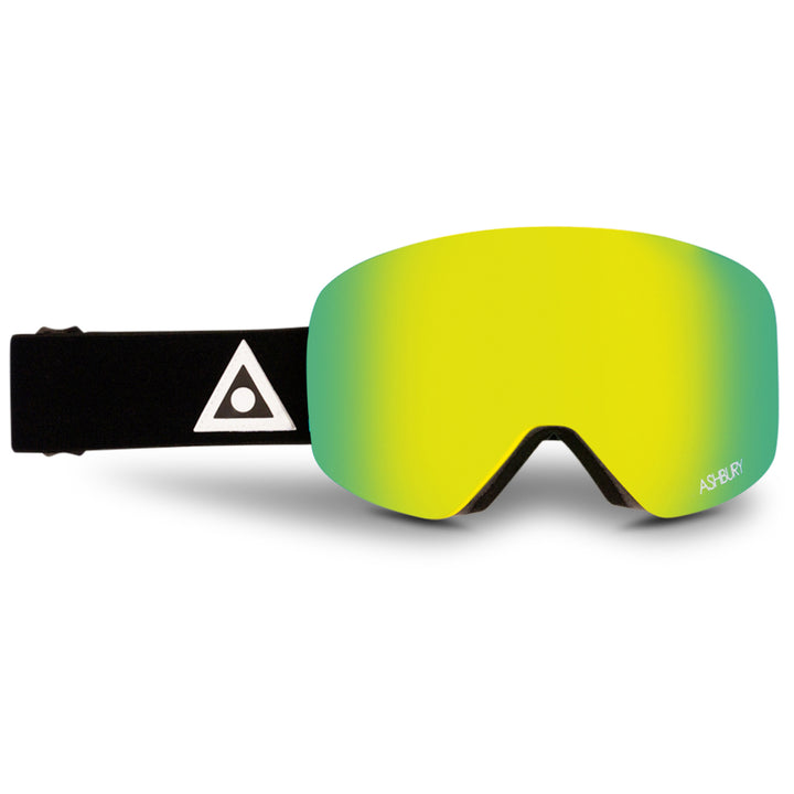 Ashbury Hornet Goggles Black Triange/Gold Mirror + Yellow