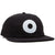 Obey Clothing Block Organic 6 Panel Strapback Hat Black