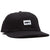 Obey Clothing Bold Label Organic 6 Panel Strapback Hat Black