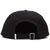 Obey Clothing Block Organic 6 Panel Strapback Hat Black