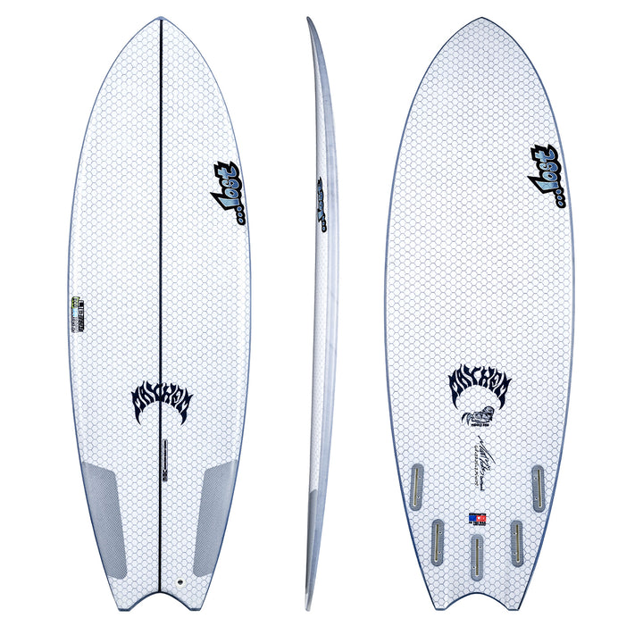 Lib Tech x Lost Puddle Fish Surfboard Grey