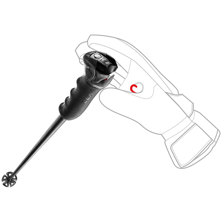 Leki Detect S Ski Poles 2022 Black