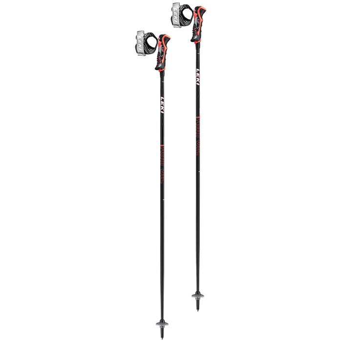 Leki Airfoil 3D Ski Poles 2023 Black/Red