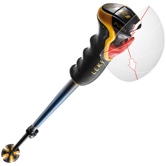 Leki Spitfire Vario 3D Adjustable Ski Poles 2023