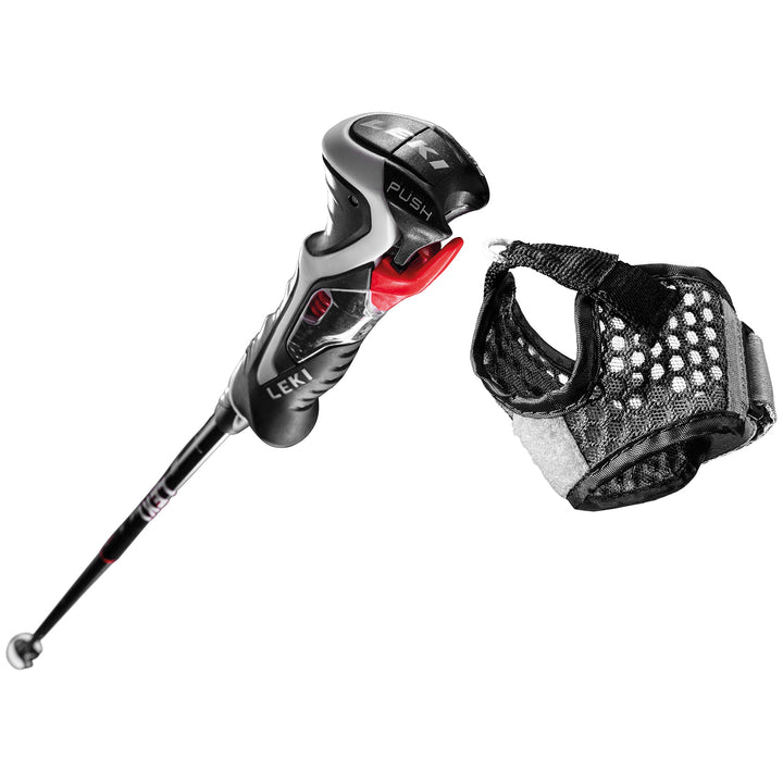 Leki Carbon 14 3D Ski Poles 2022 Black/Red