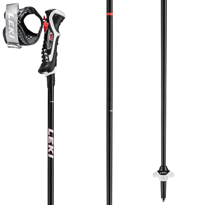 Leki Carbon 14 3D Ski Poles 2022 Black/Red