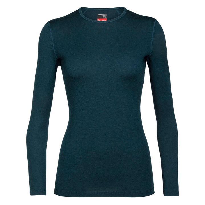Icebreaker 260 Tech Long Sleeve Crew Top - Women's Nightfall