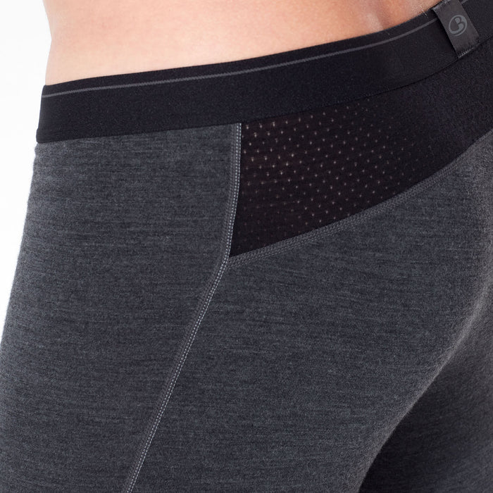 Icebreaker 260 BodyFitZone™ Leggings - Men's Jet Heather/Black