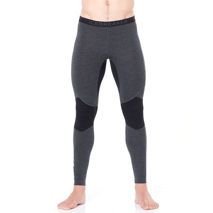 Icebreaker 260 BodyFitZone™ Leggings - Men's Jet Heather/Black