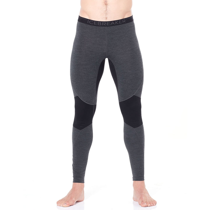 Icebreaker 260 BodyFitZone™ Leggings - Men's Jet Heather/Black