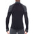 Icebreaker 260 BodyFitZone™ Long Sleeve Half Zip Top - Men's Jet Heather/Black