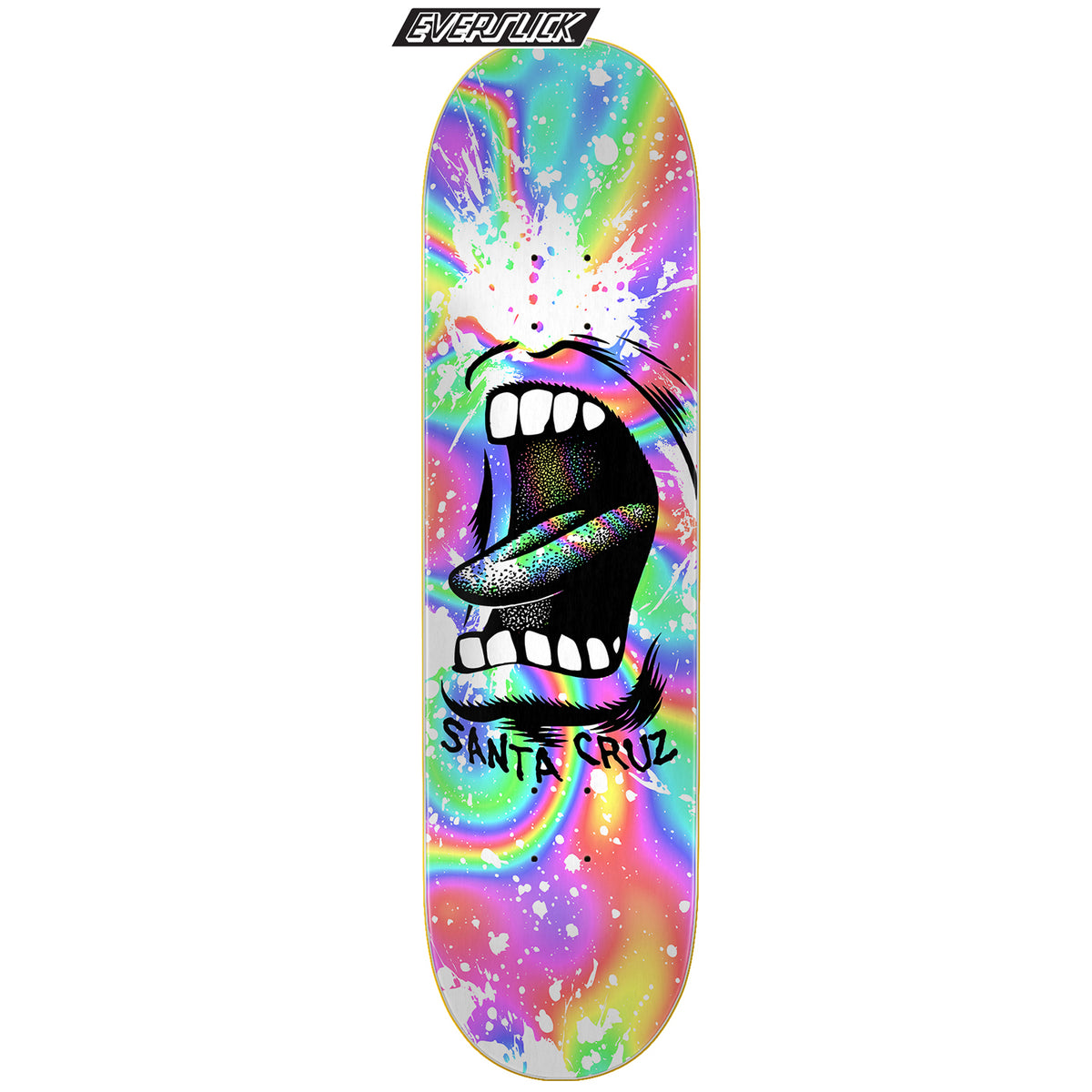 Santa Cruz Big Mouth Splatter Everslick 8.0 Skateboard Deck