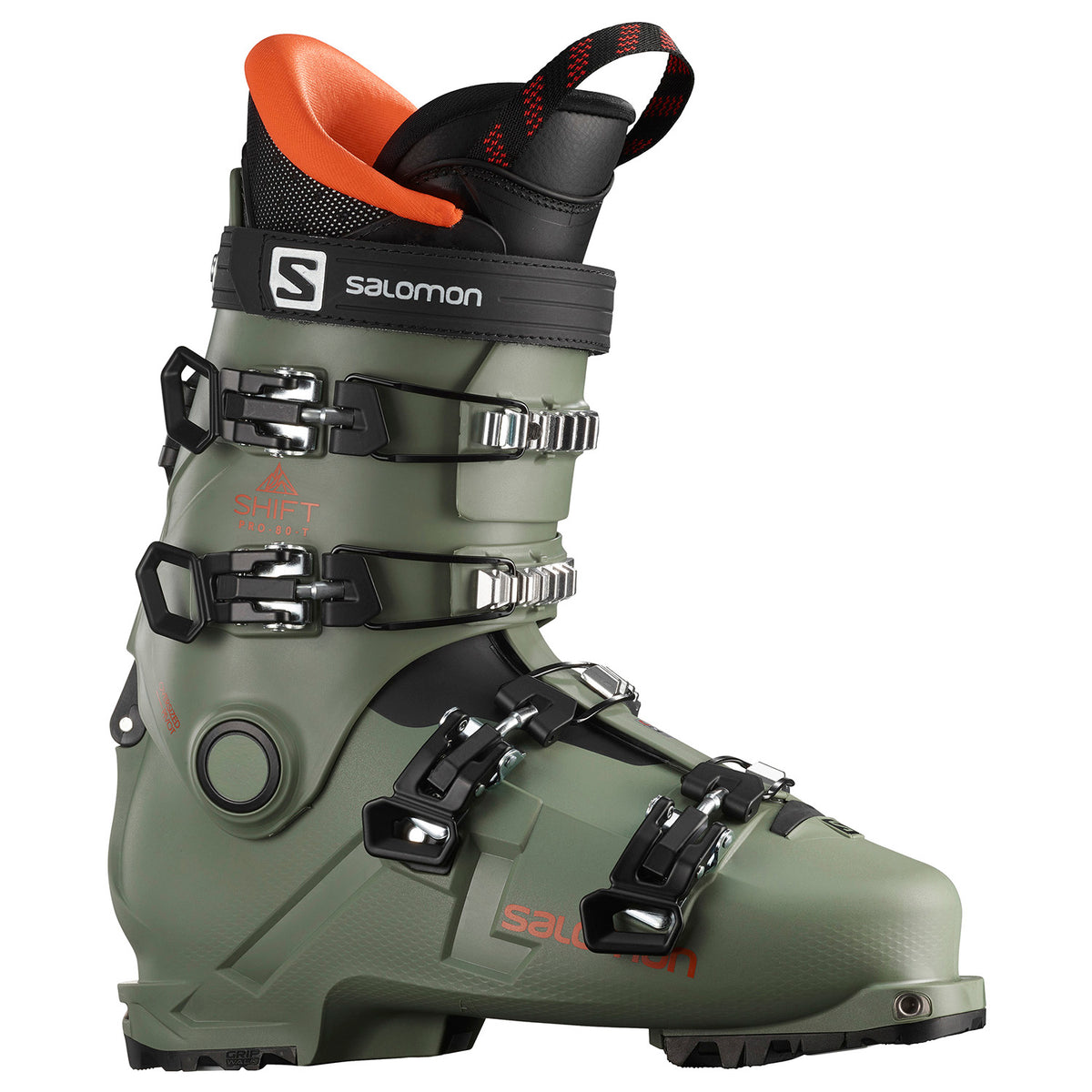 Salomon Shift Pro 80T AT Alpine Touring Ski Boots - Kids' 2022 Oil Green