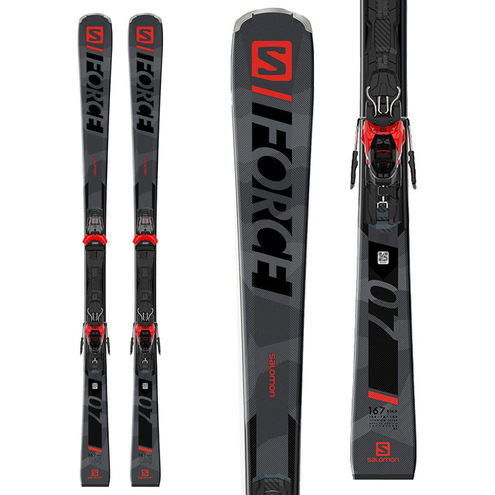 Salomon S/Force 7 Skis + M11 GW Bindings 2021