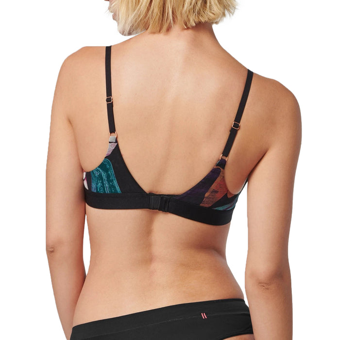 Stance Twisted Triangle Sheer Bralette - Women's Space Dust