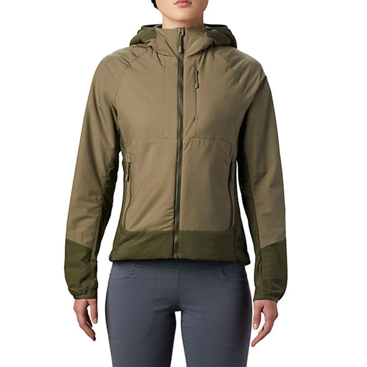 Mountain Hardwear Kor Cirrus™ Hybrid Hoodie - Women's Light Army