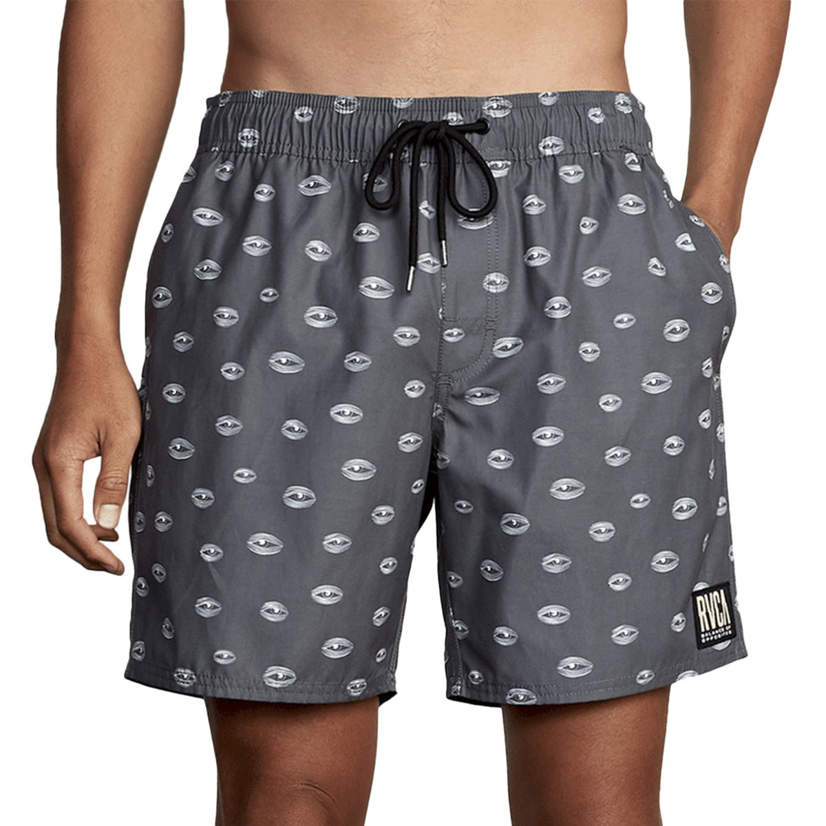 RVCA Ed Templeton Elastic Trunks Black