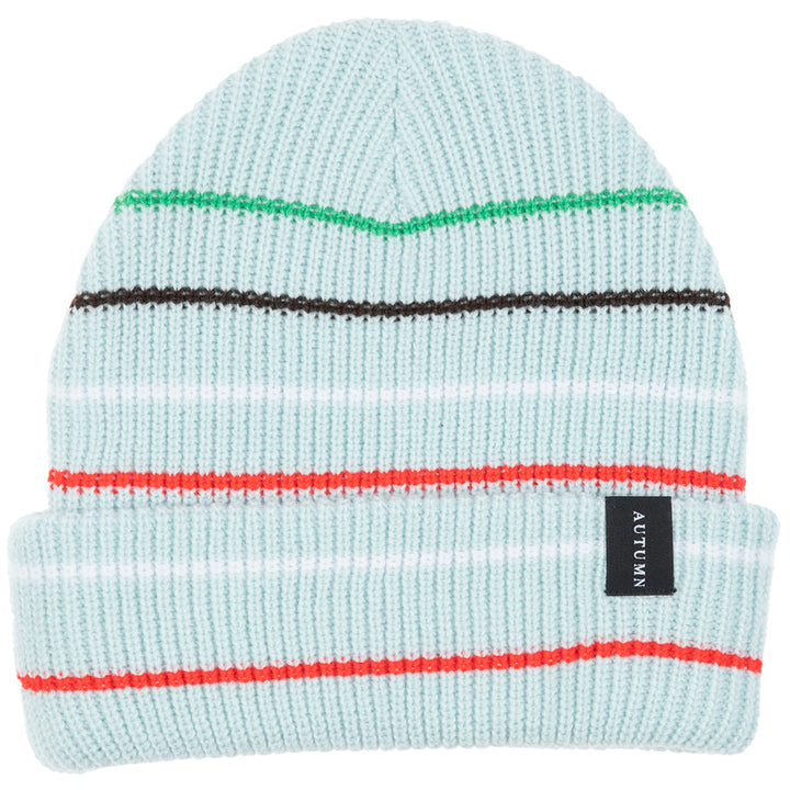 Autumn Multi Stripe Beanie Baby Blue