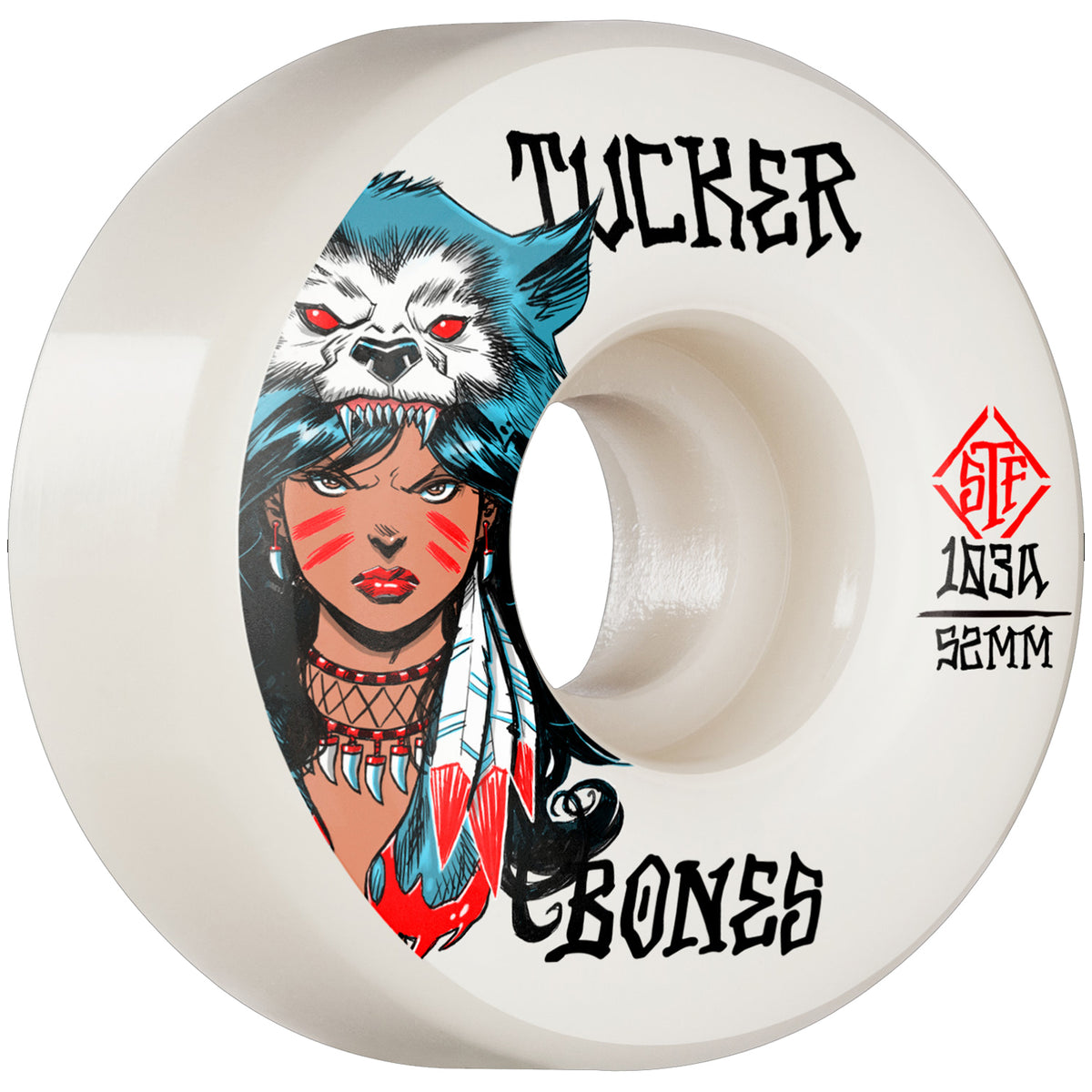 Bones Tucker We Are Wolves STF 103a V1 Skateboard Wheels