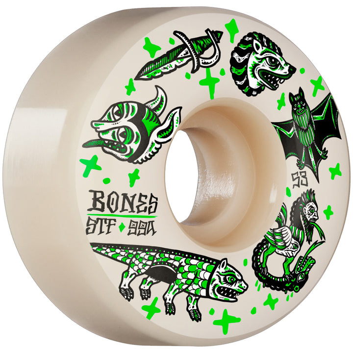 Bones Dark Knights STF 99a V1 Skateboard Wheels