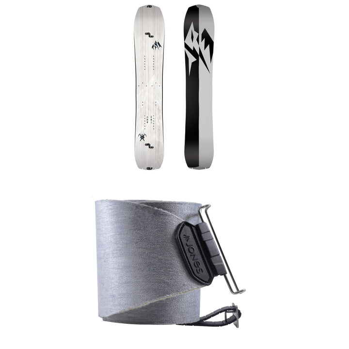 Jones Solution Splitboard 2022 + Nomad Pro Quick Tension Tail Clip Splitboard Skins