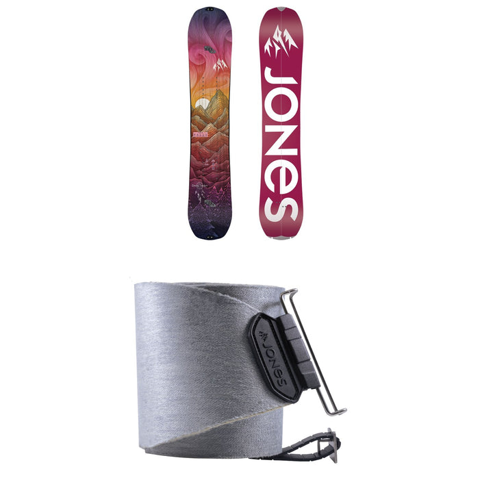 Jones Dream Catcher Splitboard - Women's 2021 + Nomad Quick Tension Tail Clip Splitboard Skins