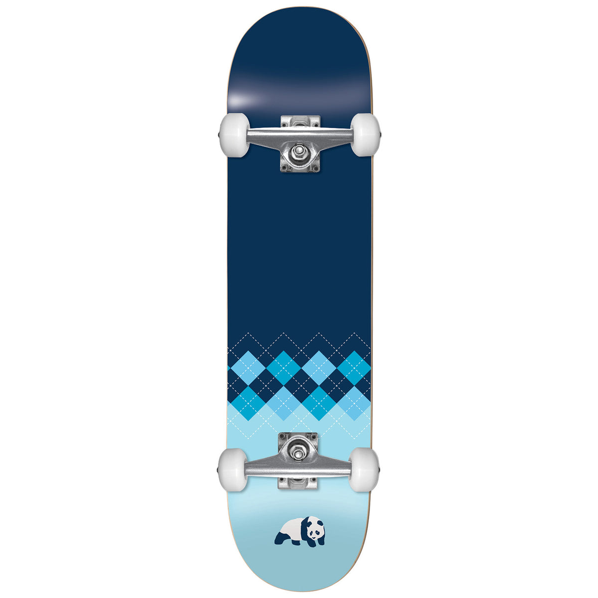 Enjoi Argyle FP Blue 7.625 Skateboard Complete - Kids'
