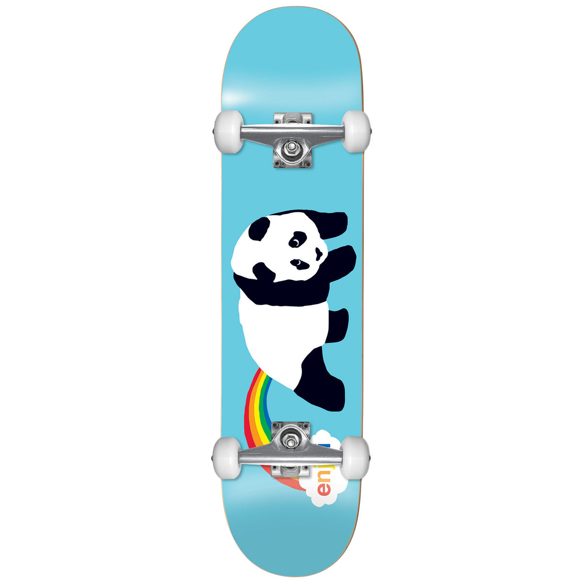 Enjoi Rainbow Fart Resin with Soft Wheels 7.75 Skateboard Complete - Kids'