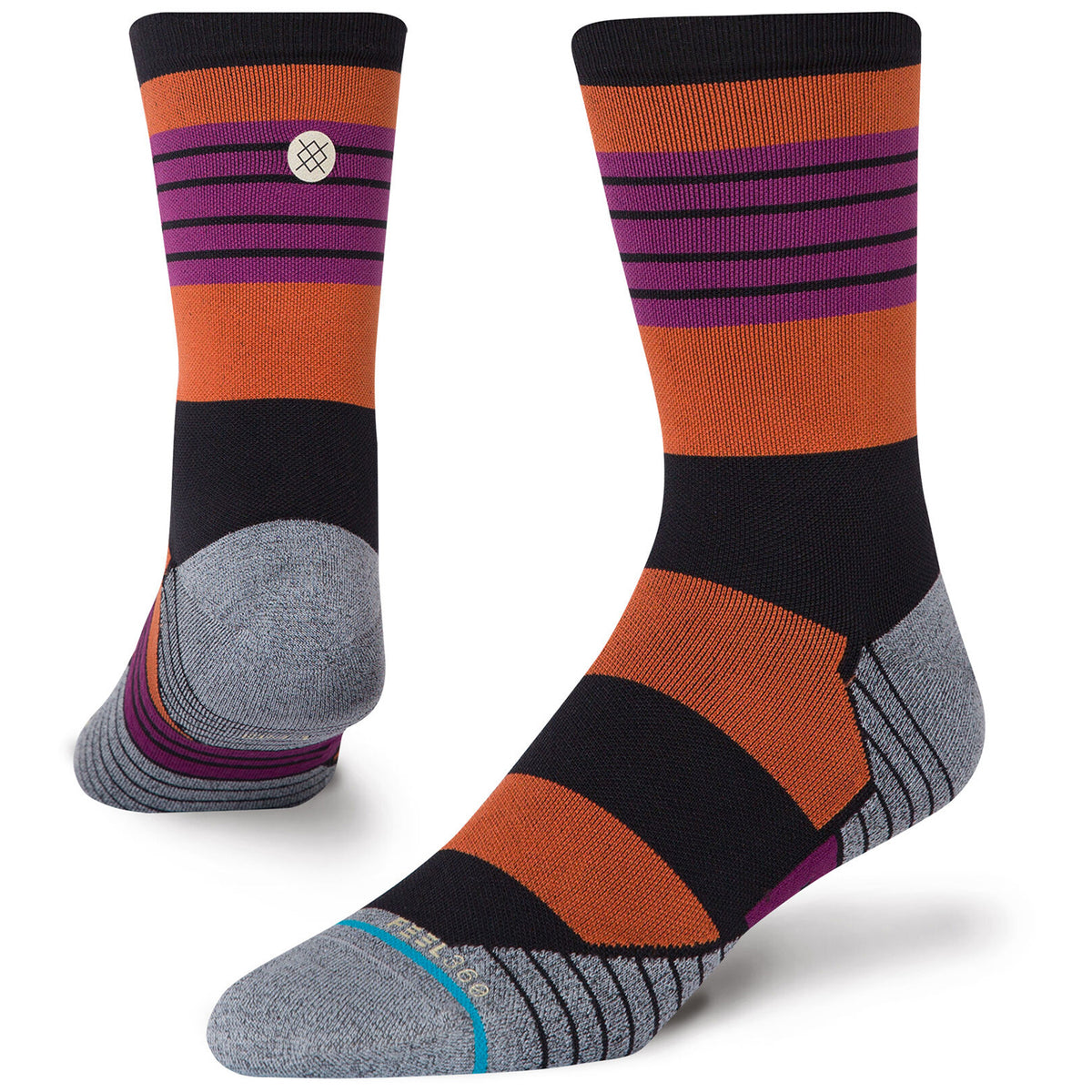 Stance Lawson Crew Bike Socks Burnt Orange