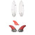 Lib Tech Nude Bowl Surfboard + Twin + Trailer Fin Set