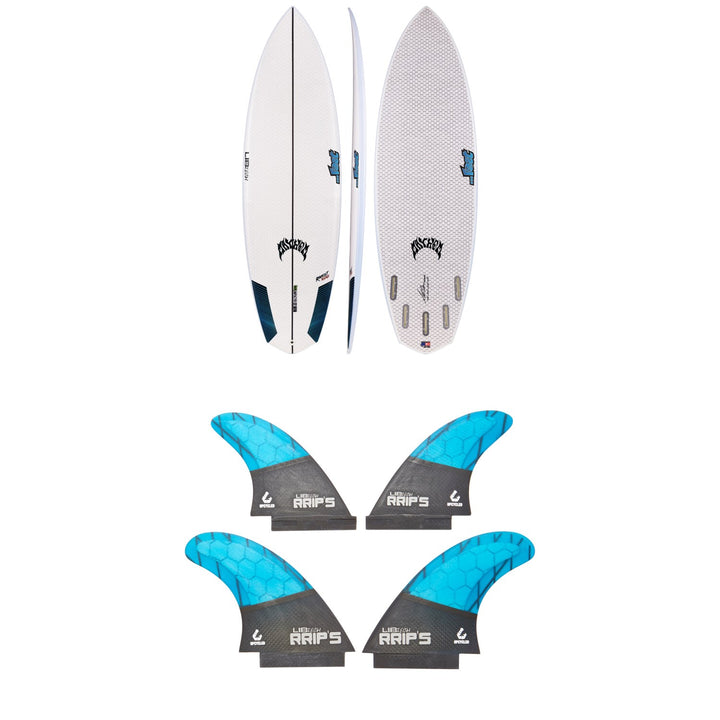 Lib Tech x Lost Rocket Redux Surfboard + Lib Tech Quad Fin Set
