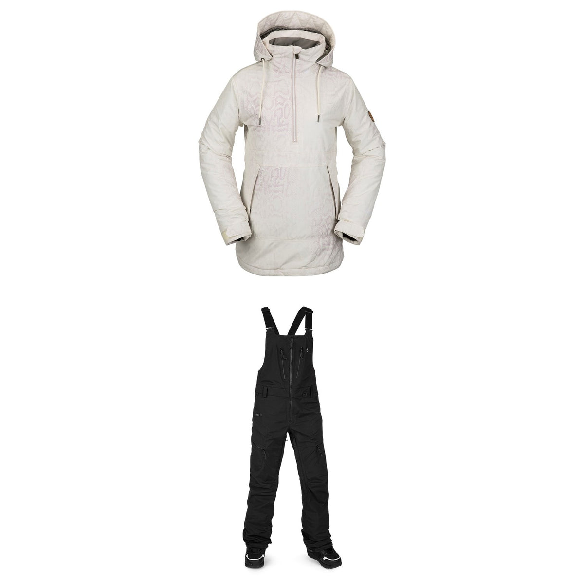 Volcom Fern Insulated GORE-TEX Pullover Jacket + VS Stretch GORE-TEX Bibs - Women's 2021