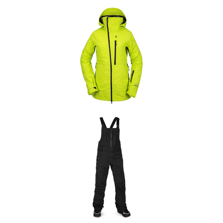 Volcom NYA TDS INF GORE-TEX Jacket + VS Stretch GORE-TEX Bibs - Women's