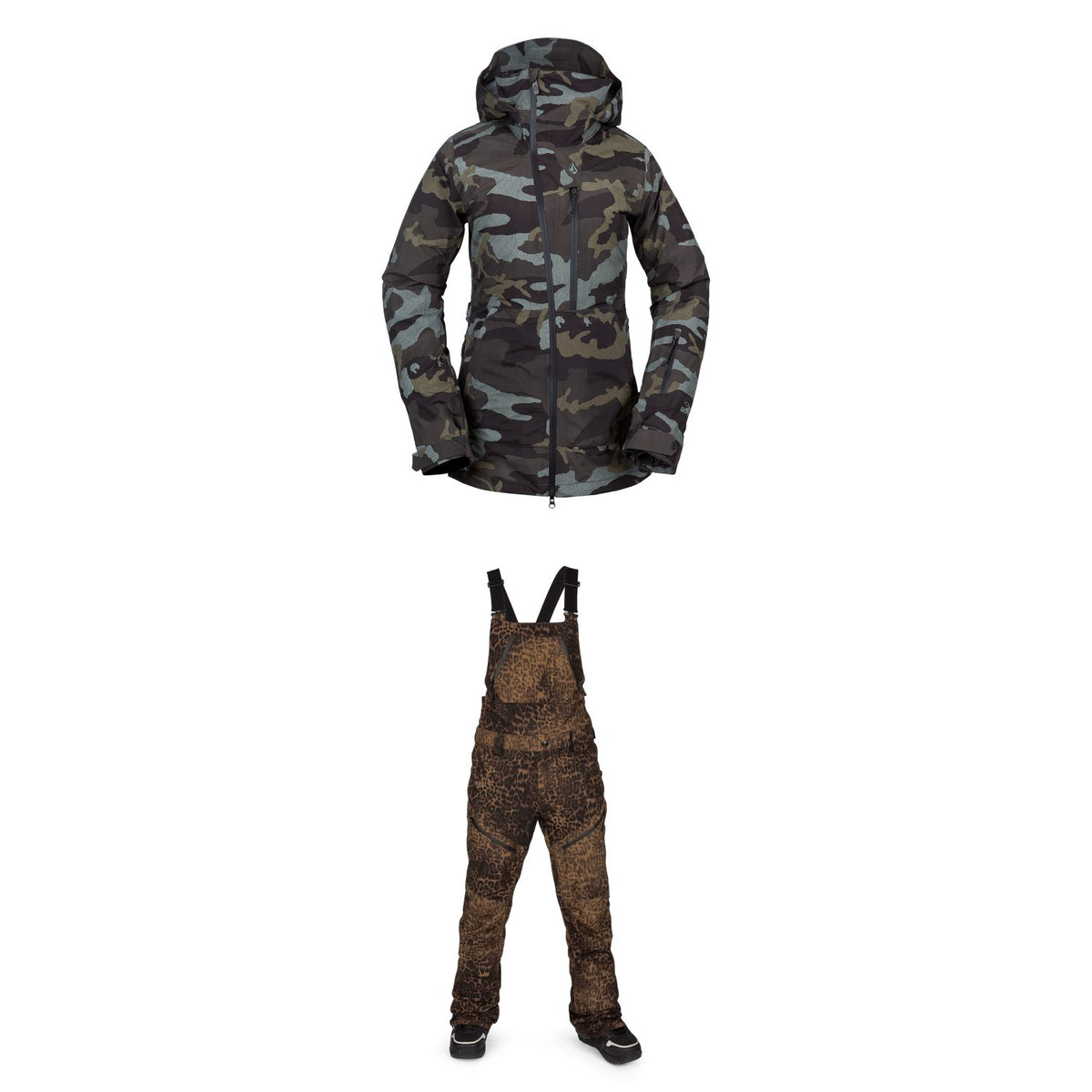 Volcom NYA TDS INF GORE-TEX Jacket + Elm GORE-TEX Bib Overalls - Women's 2021